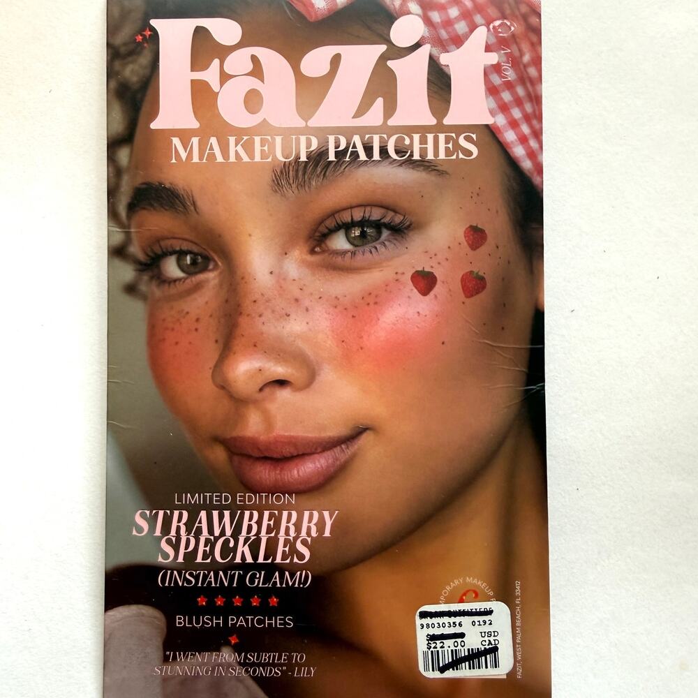 Fazit Strawberry Speckles Makeup Patches Freckles Festival Summer